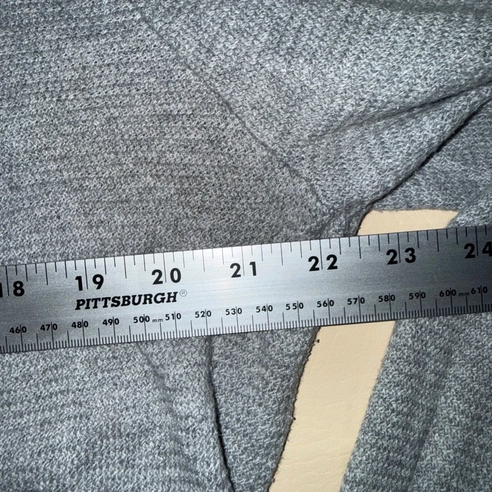 Jos‎ A. Bank Reserve Mens Gray Quarter Zip Long Sleeve Sweater Pullover Knit XL